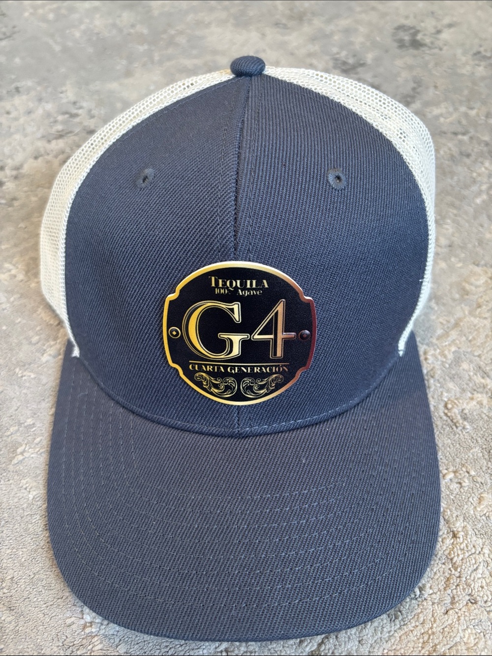 G4 Tequila Men’s Navy and White Trucker Cap